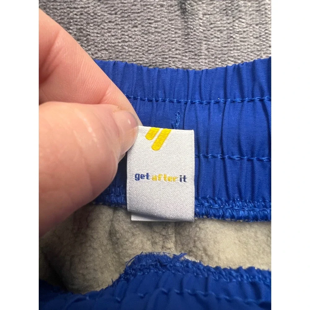 Old Navy‎ Fleece Joggers Boys XL 14-16 Cream Blue Excellent Sherpa Pants